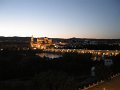 Cordoba, de Mezquita bij valavond vanuit het hotel